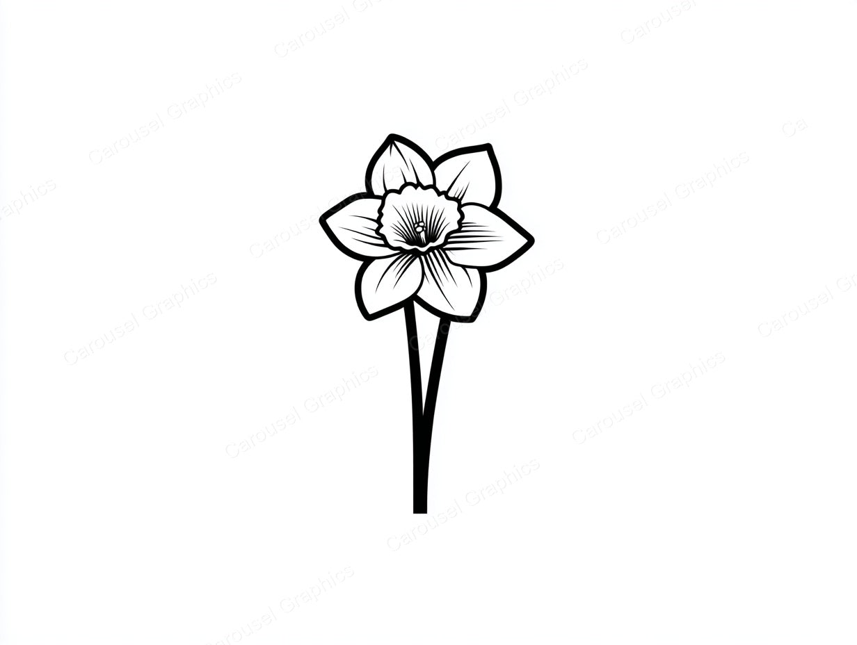 Daffodil Vector Graphic preview