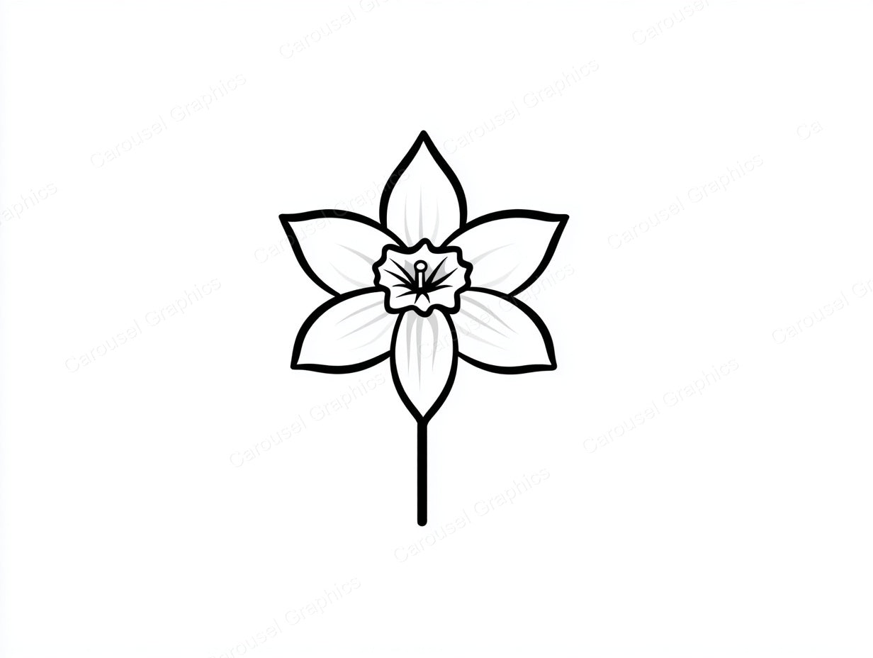 Daffodil Vector Graphic preview