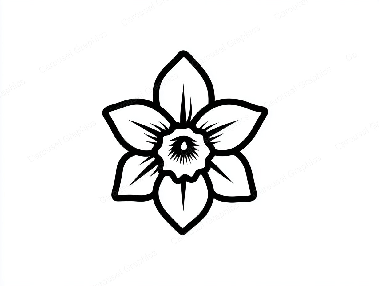 Daffodil Vector Graphic preview