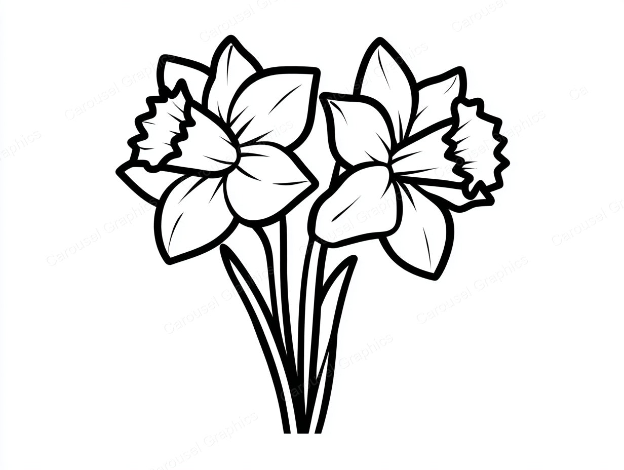 Daffodil Vector Graphic preview
