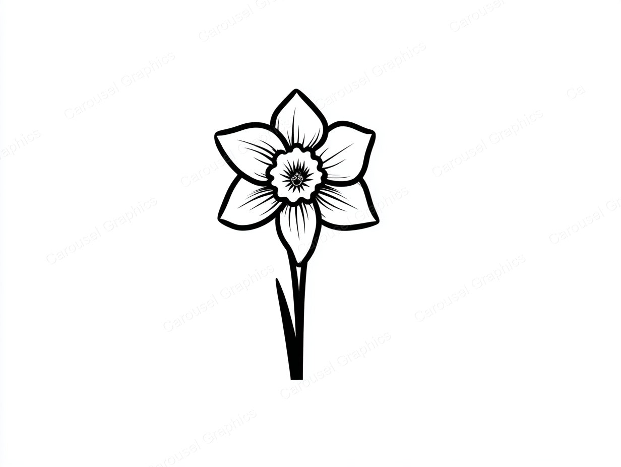 Daffodil Vector Graphic preview