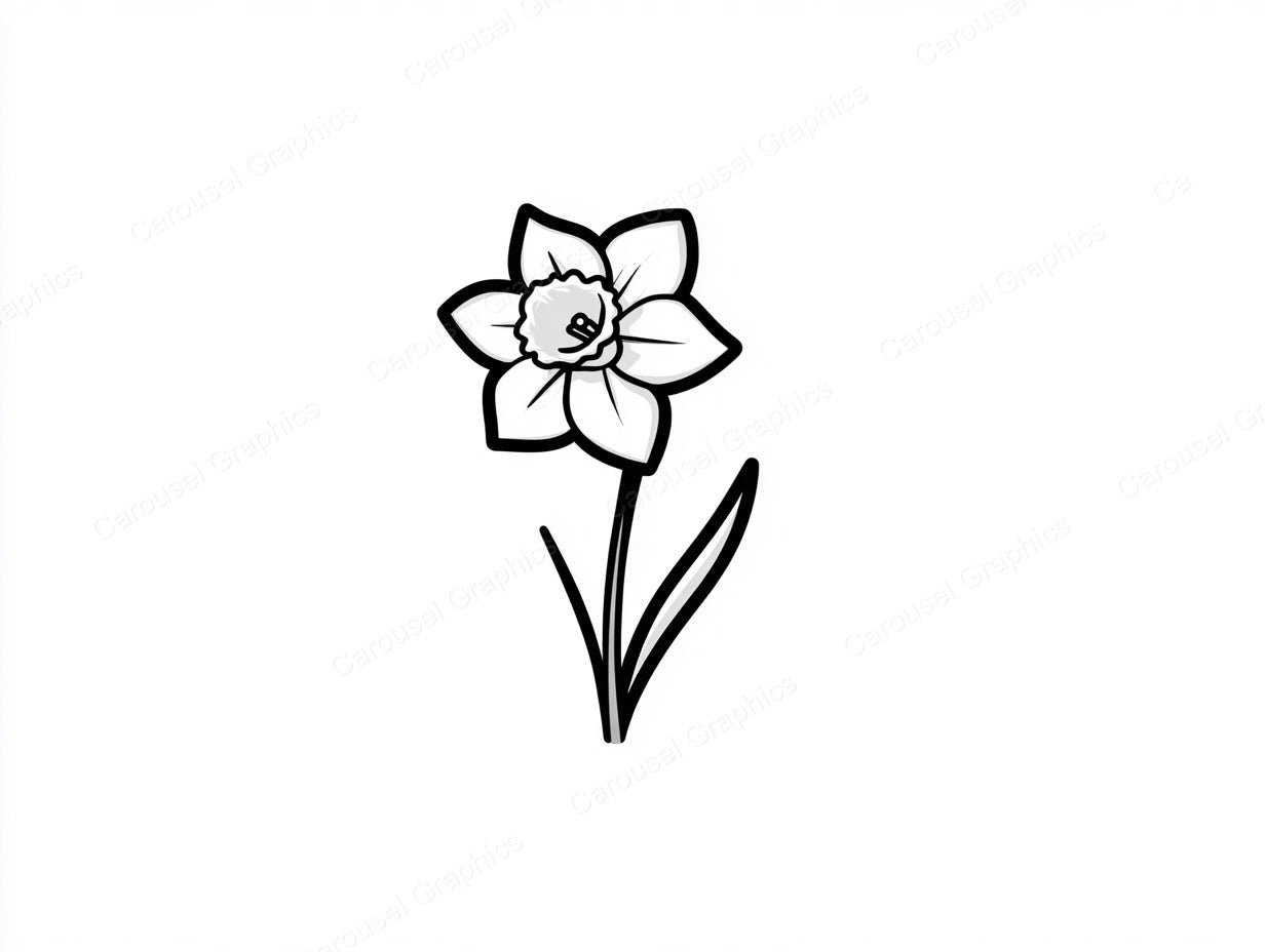 Daffodil Vector Graphic preview