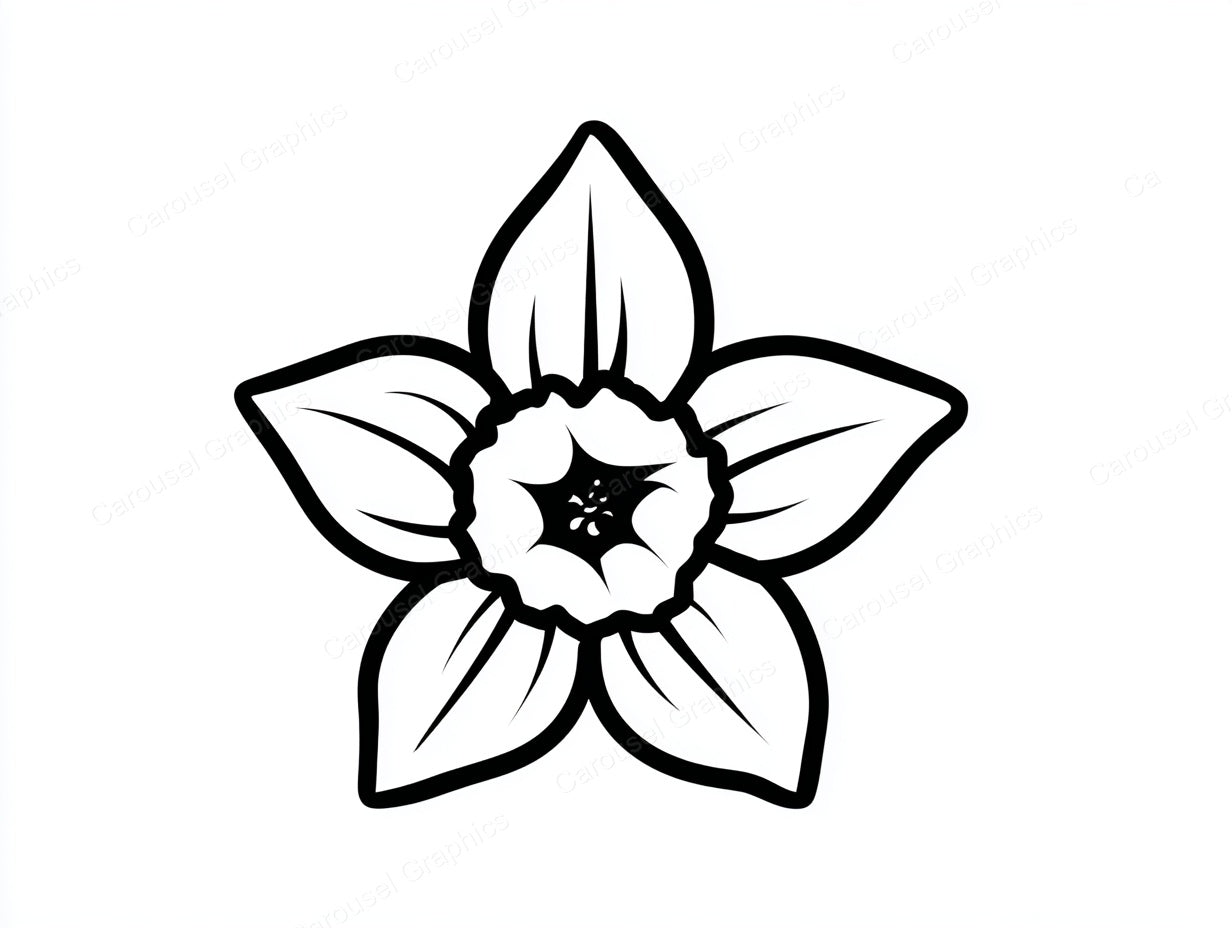 Daffodil Vector Graphic preview
