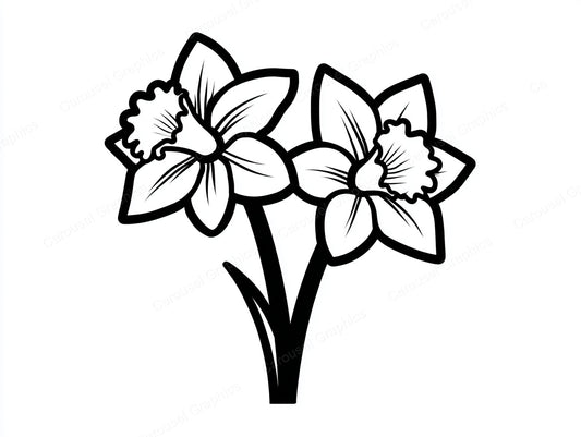 Daffodil Vector Graphic preview