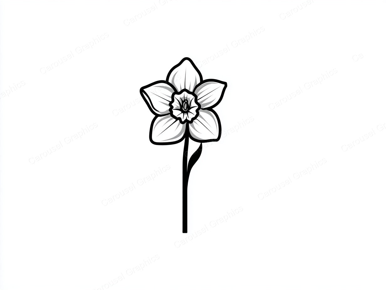 Daffodil Vector Graphic preview