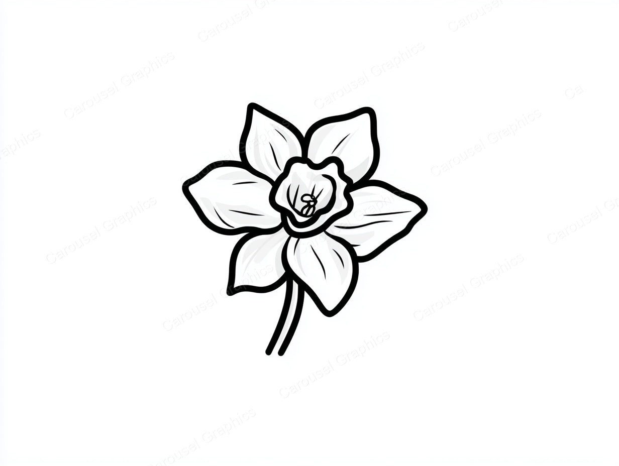 Daffodil Vector Graphic preview