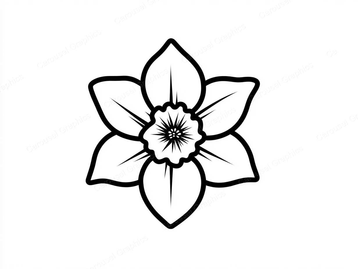 Daffodil Vector Graphic preview