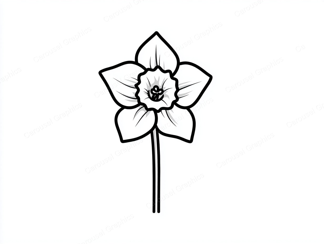 Daffodil Vector Graphic preview