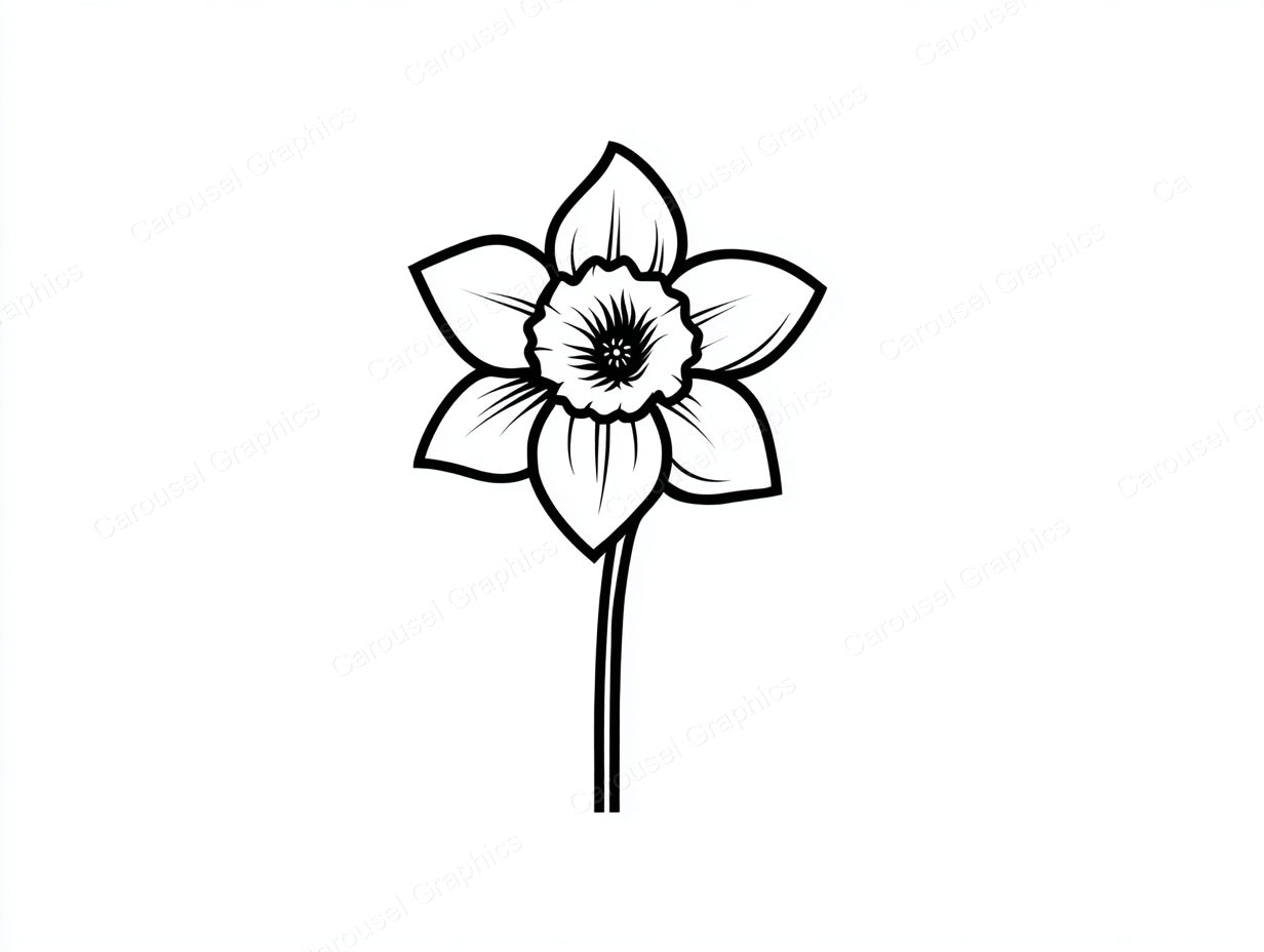 Daffodil Vector Graphic preview