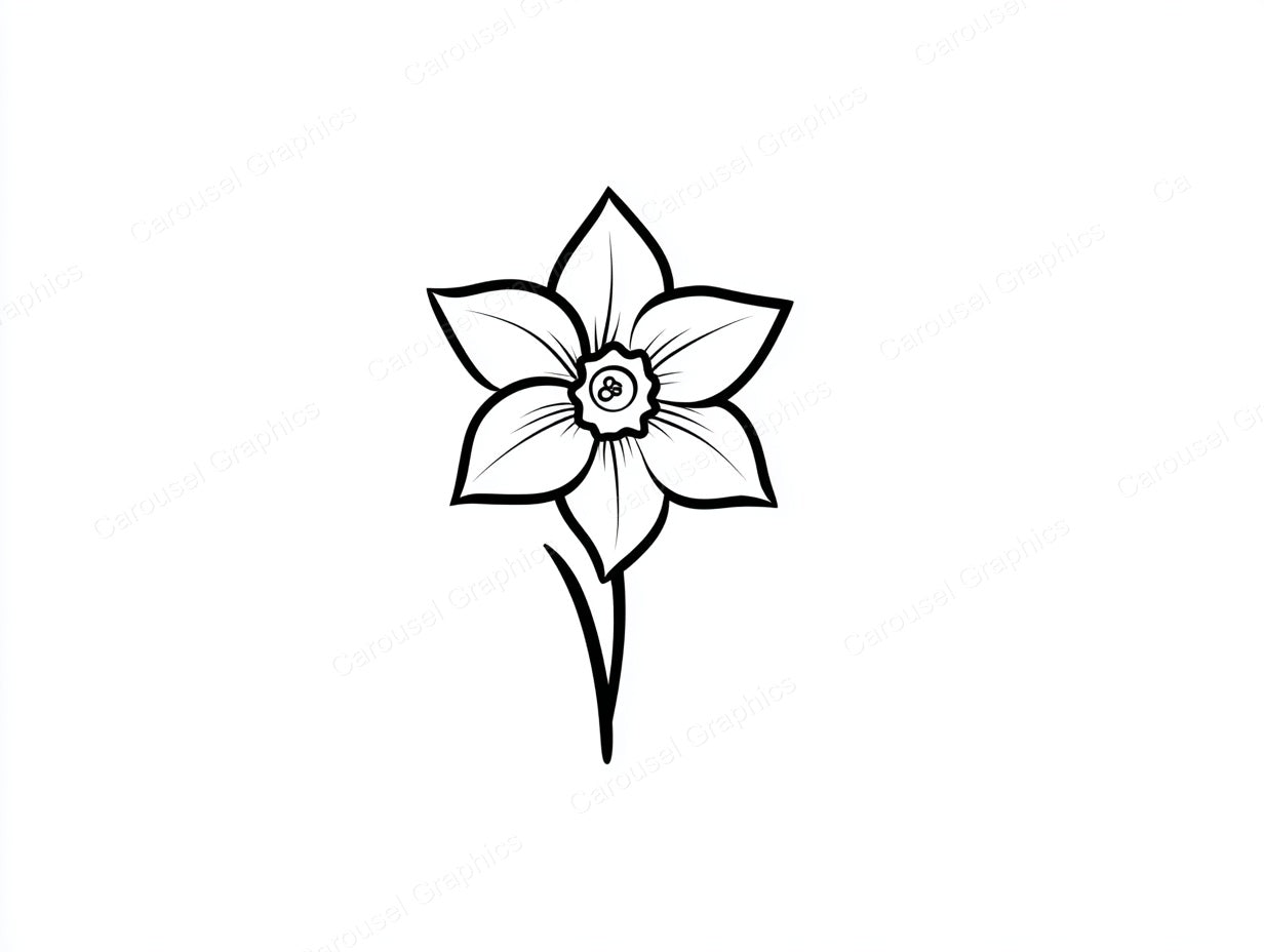 Daffodil Vector Graphic preview