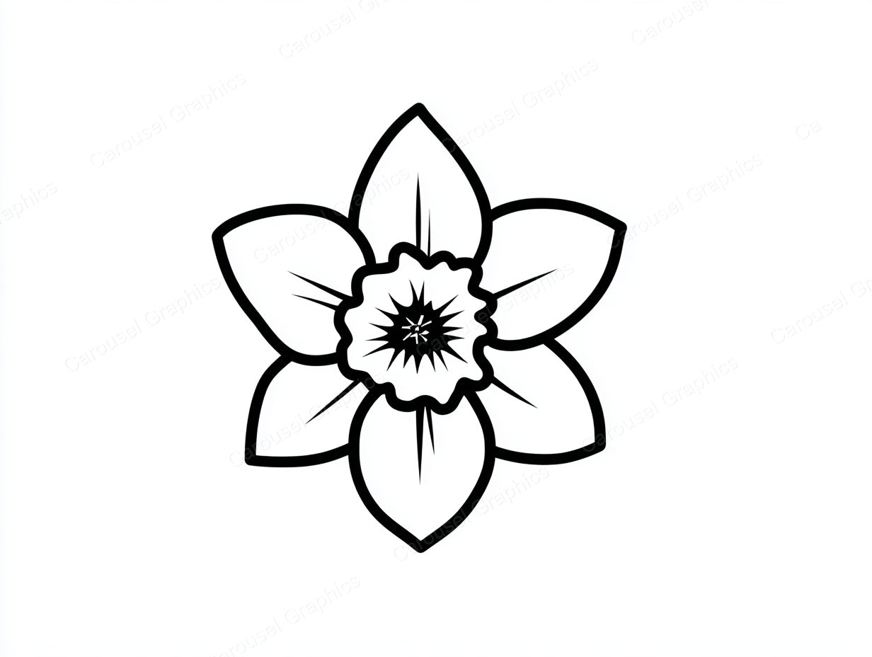 Daffodil Vector Graphic preview