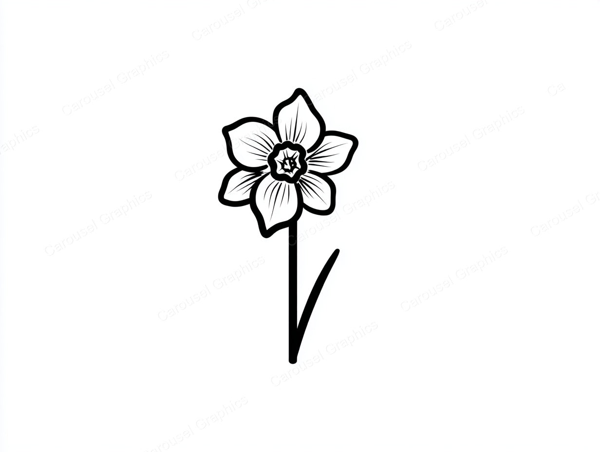 Daffodil Vector Graphic preview