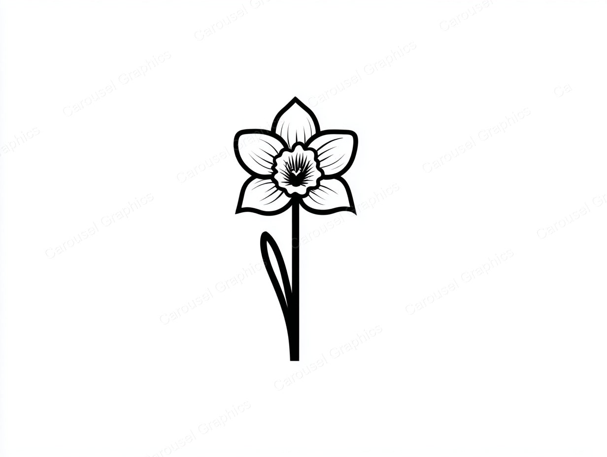 Daffodil Vector Graphic preview