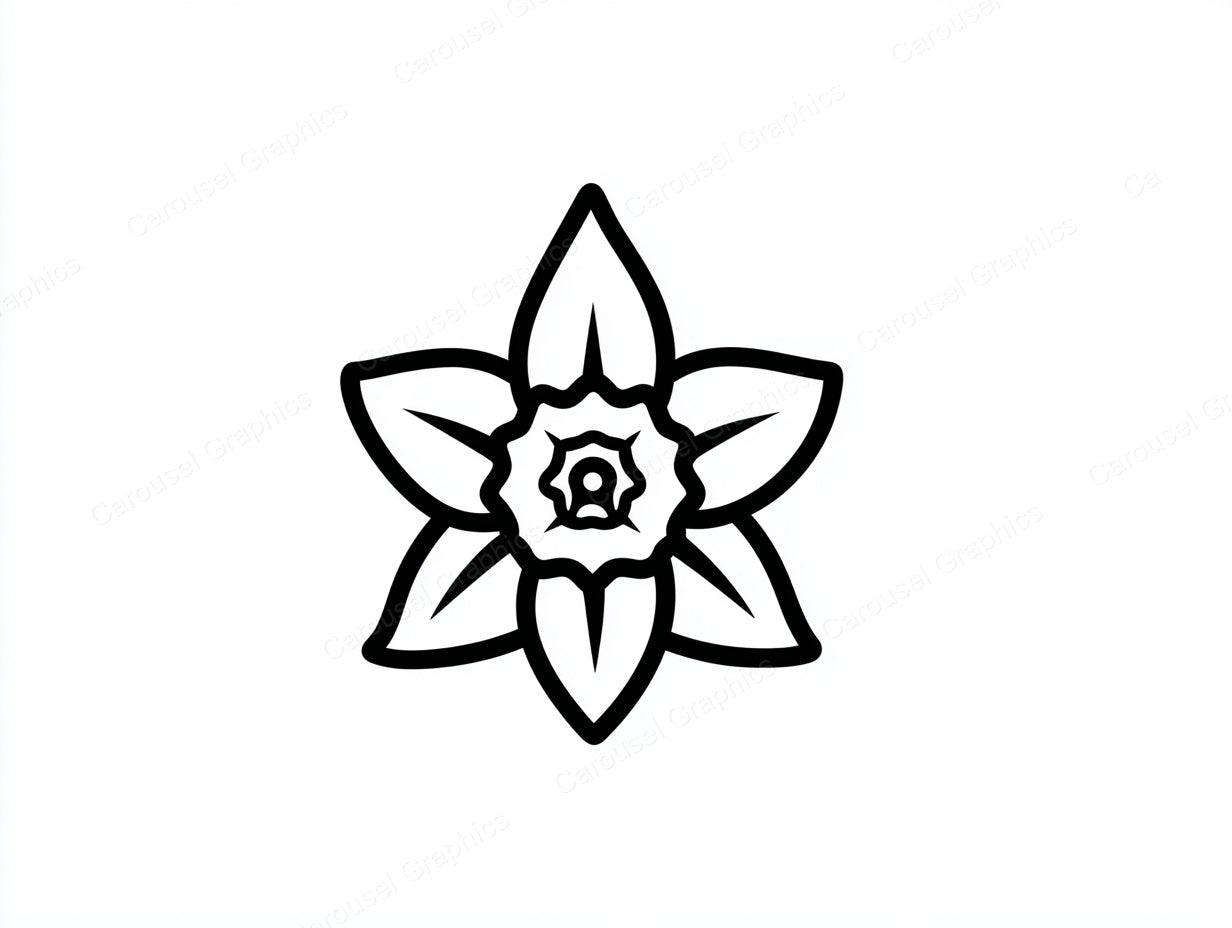Daffodil Vector Graphic preview