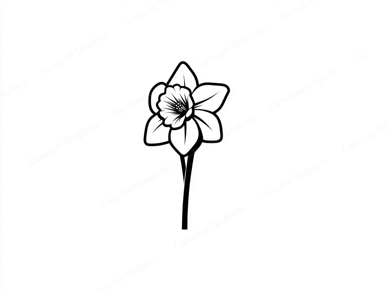 Daffodil Vector Graphic preview