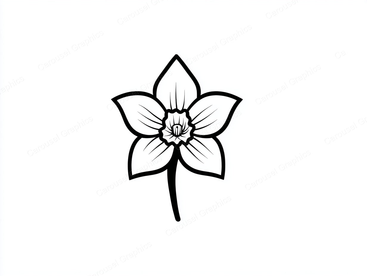 Daffodil Vector Graphic preview