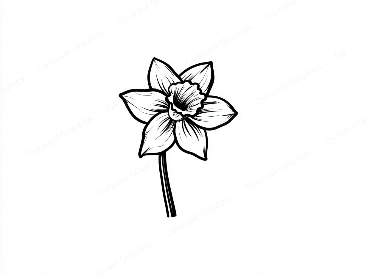 Daffodil Vector Graphic preview
