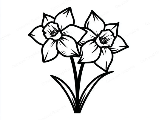 Daffodil Vector Graphic preview