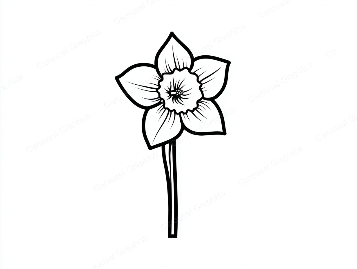 Daffodil Vector Graphic preview