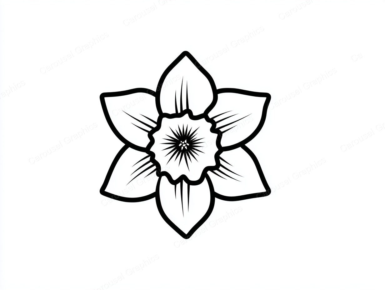 Daffodil Vector Graphic preview