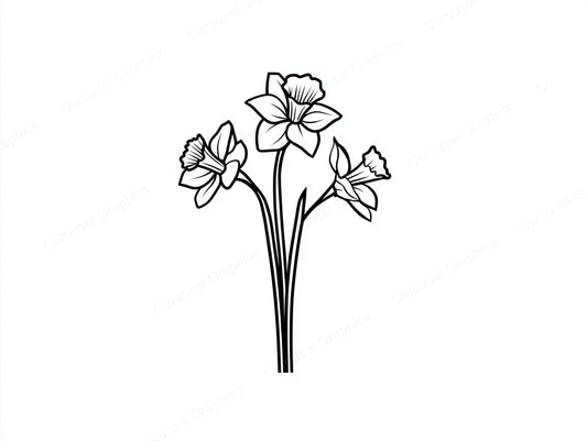 Daffodil Vector Graphic preview