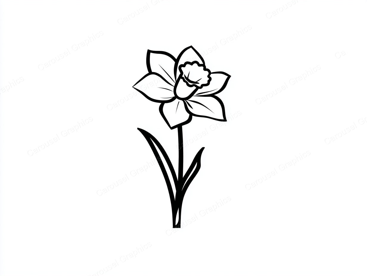 Daffodil Vector Graphic preview