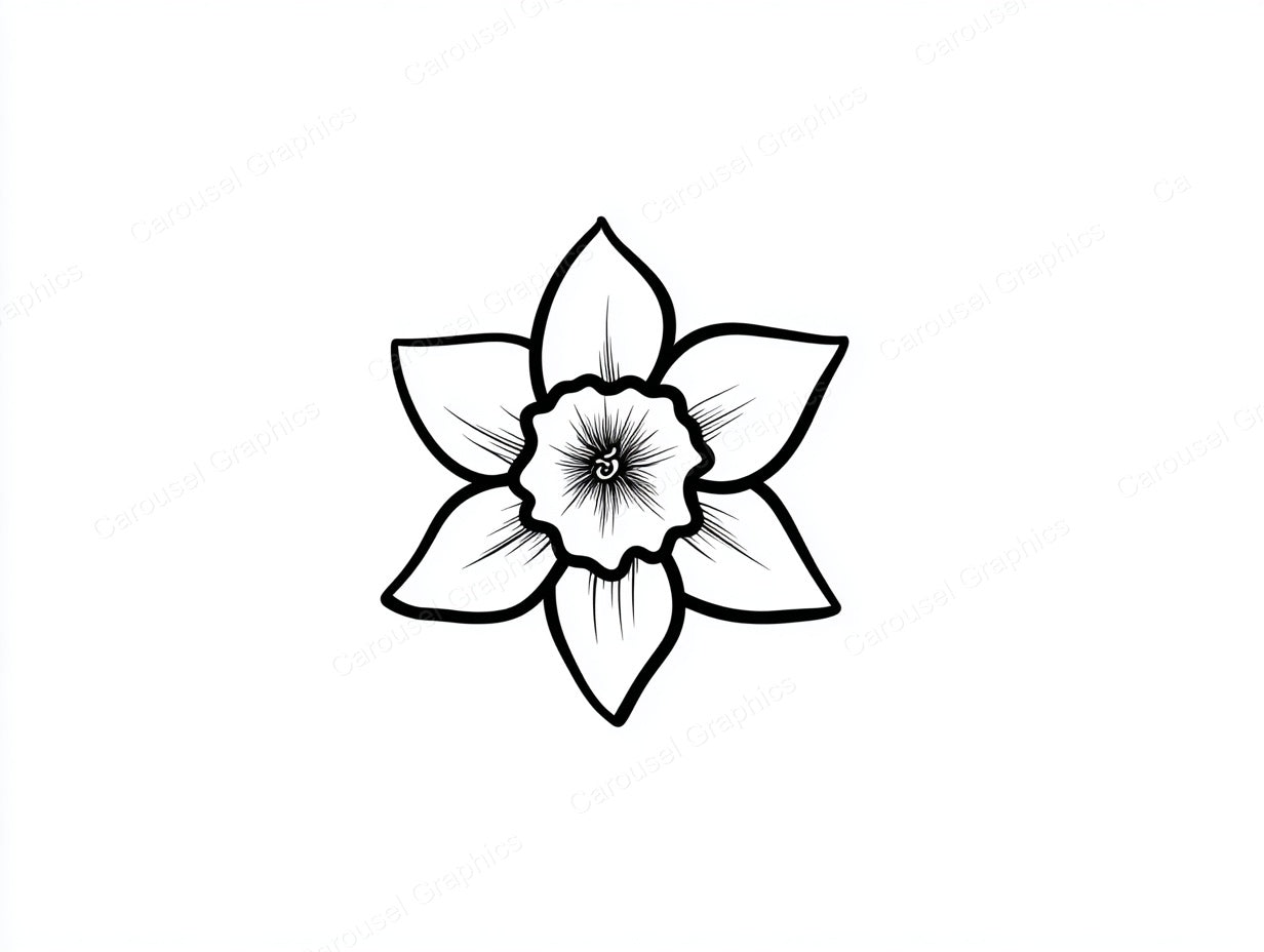 Daffodil Vector Graphic preview
