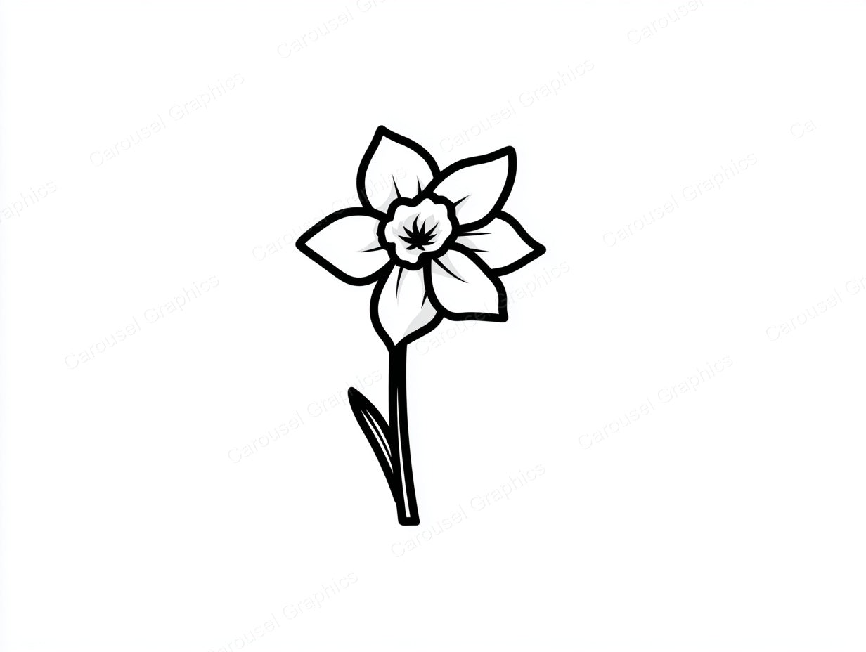 Daffodil Vector Graphic preview