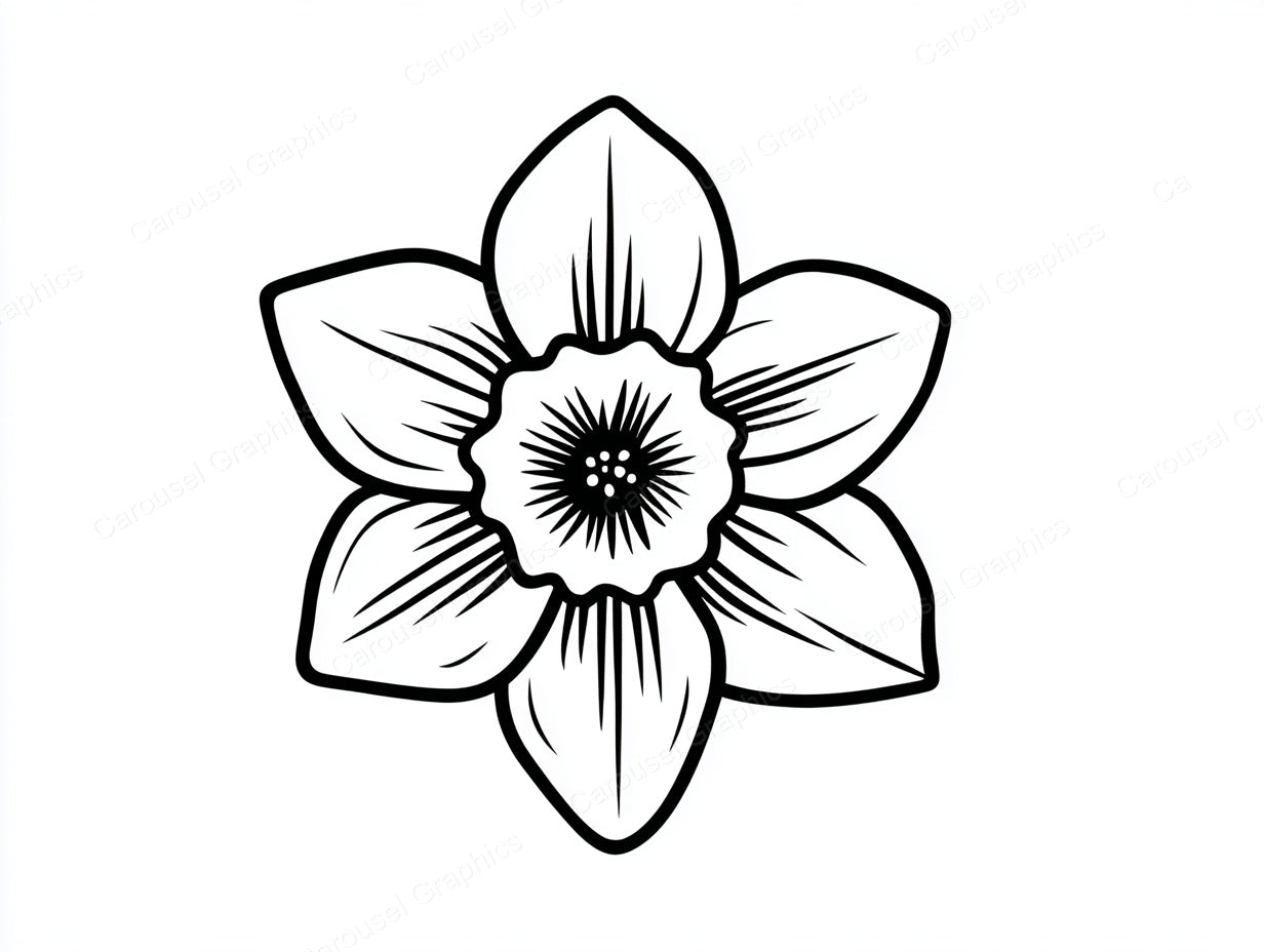 Daffodil Vector Graphic preview