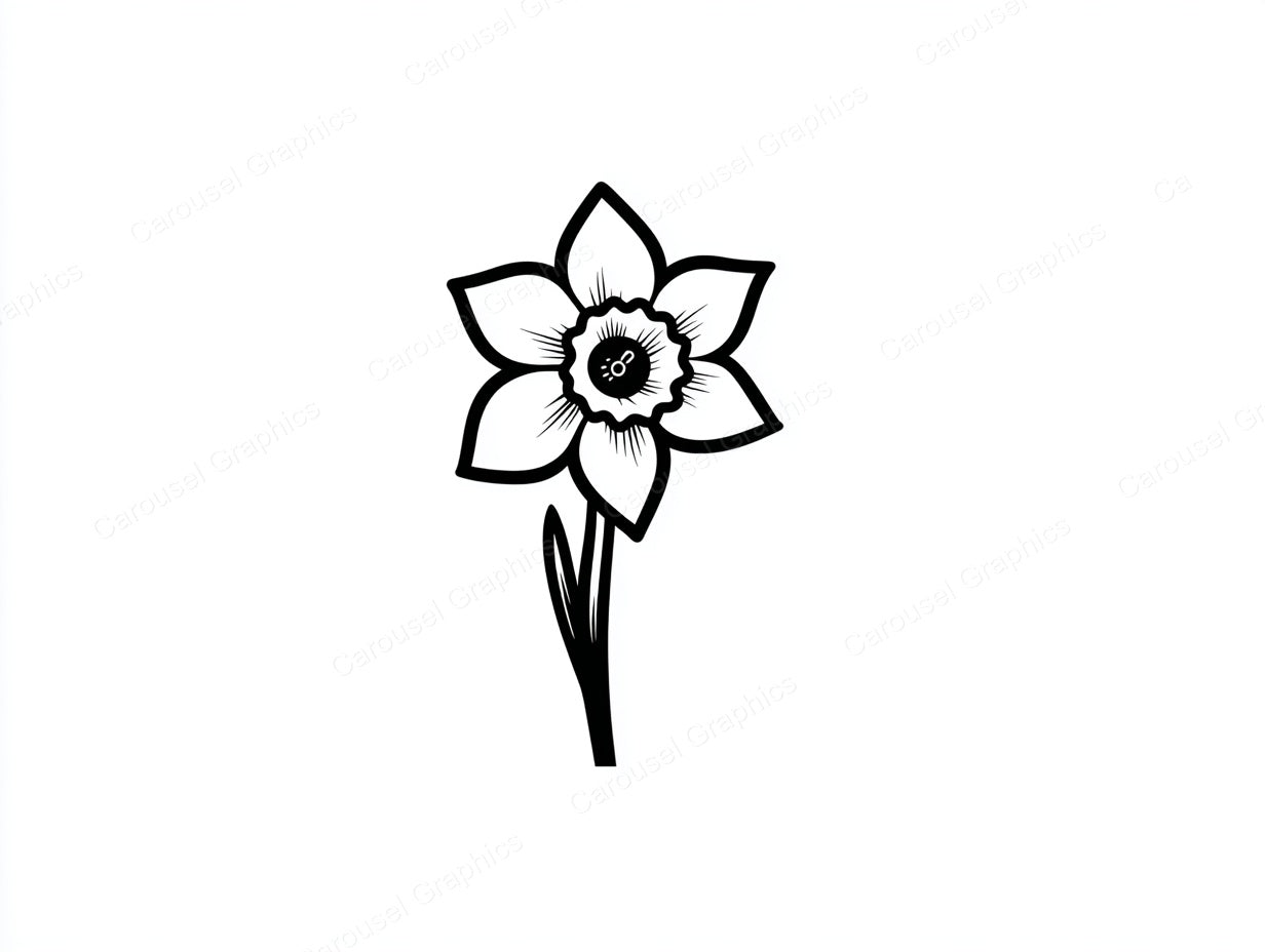 Daffodil Vector Graphic preview