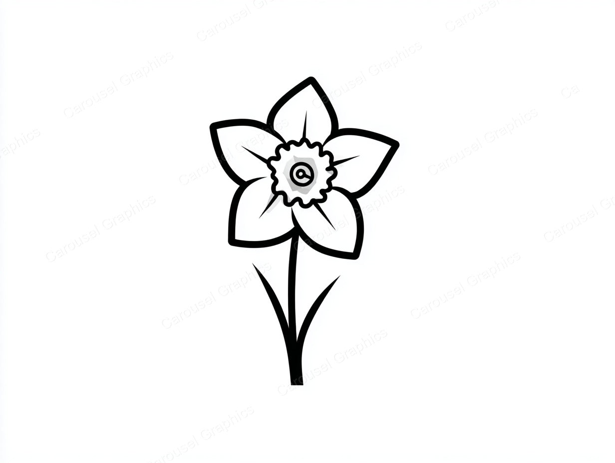 Daffodil Vector Graphic preview