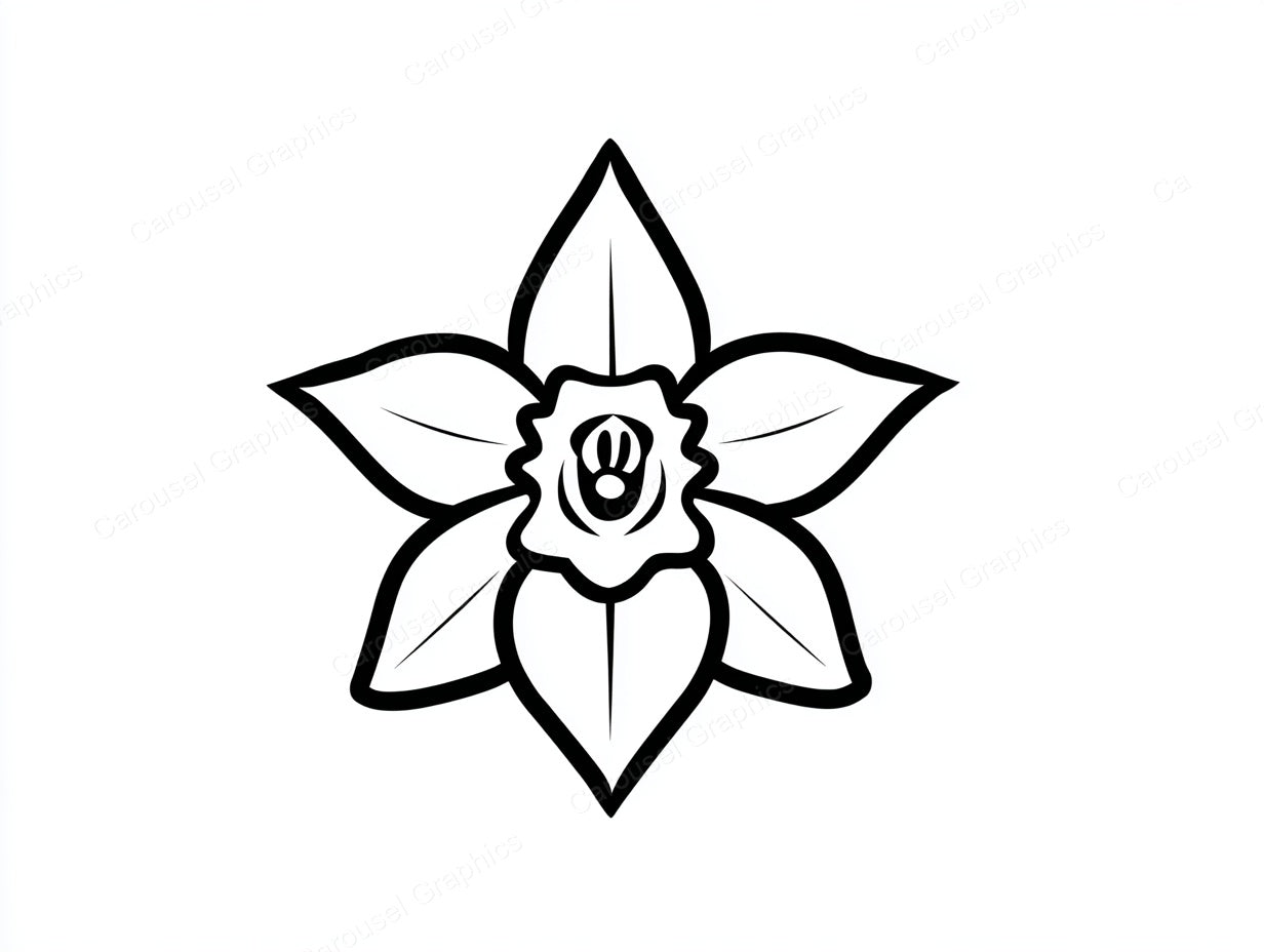 Daffodil Vector Graphic preview
