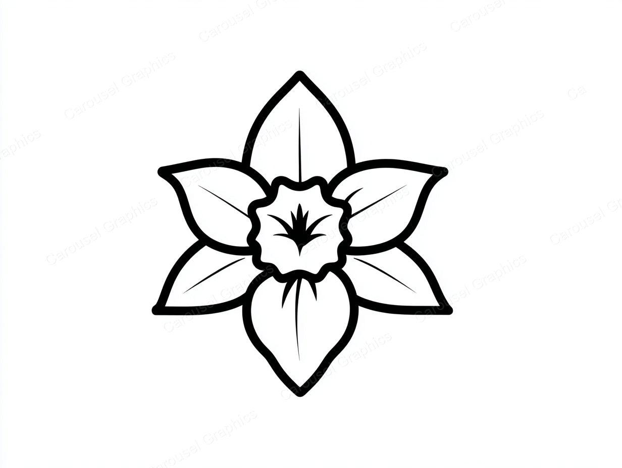 Daffodil Vector Graphic preview