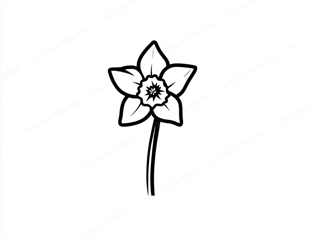 Daffodil Vector Graphic preview