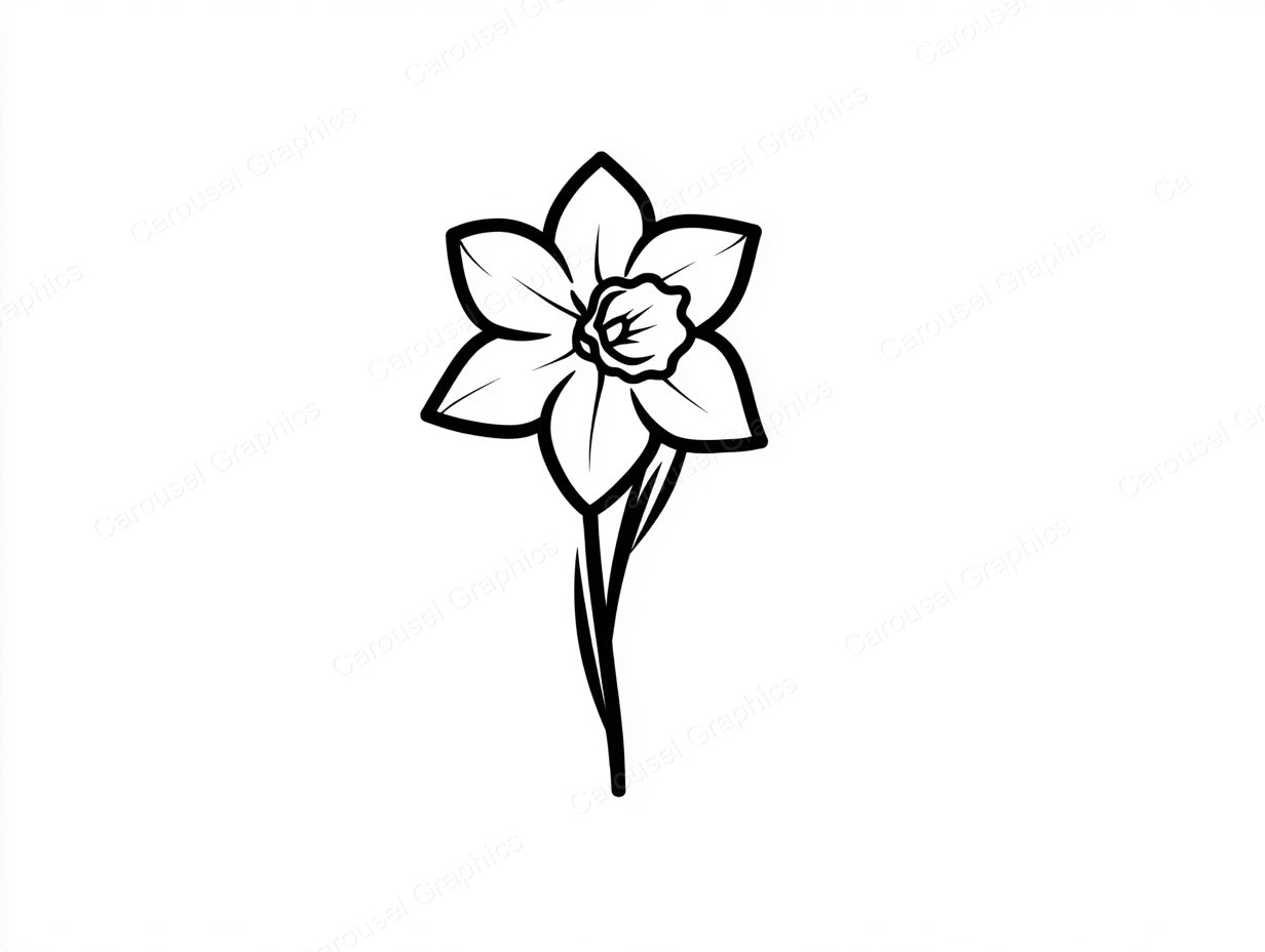 Daffodil Vector Graphic preview