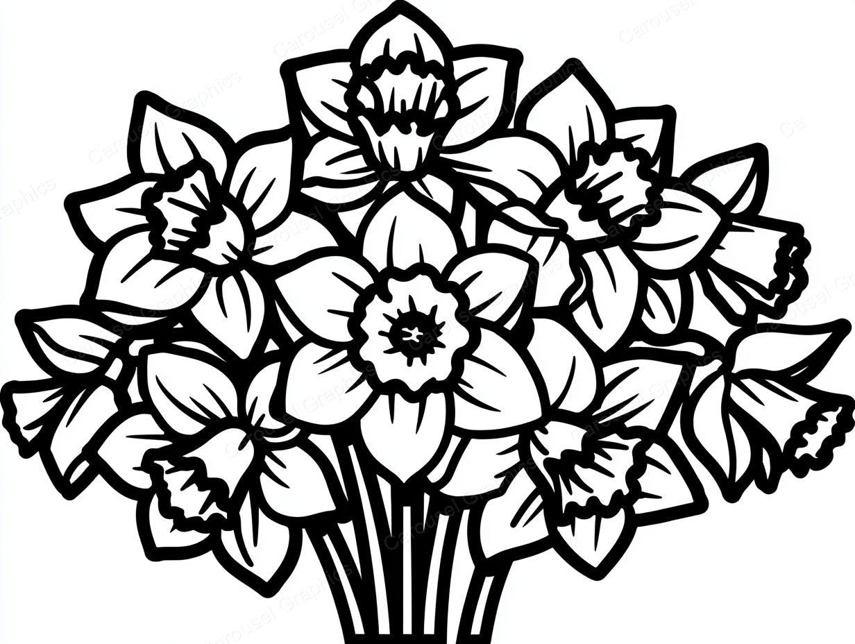 Daffodil Vector Graphic preview