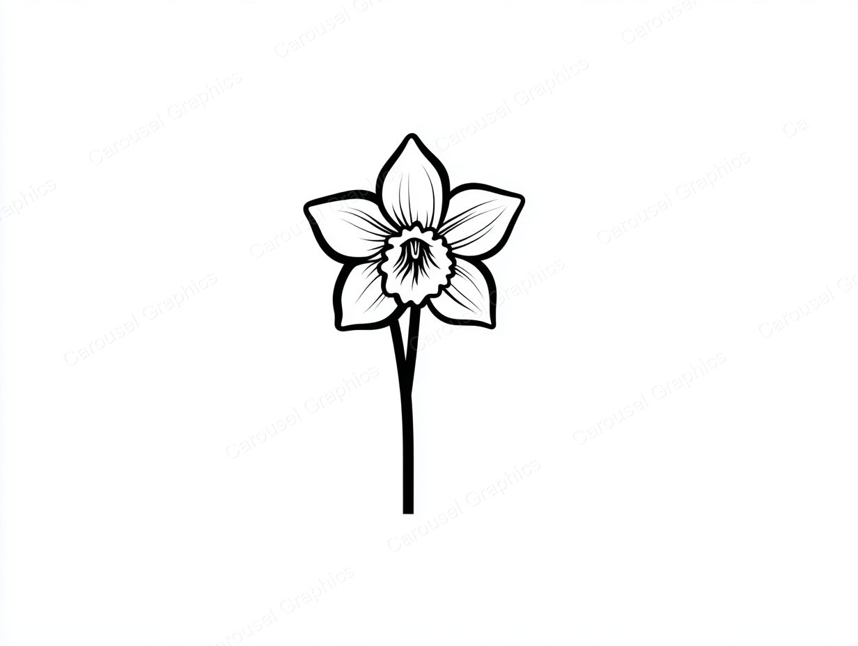 Daffodil Vector Graphic preview
