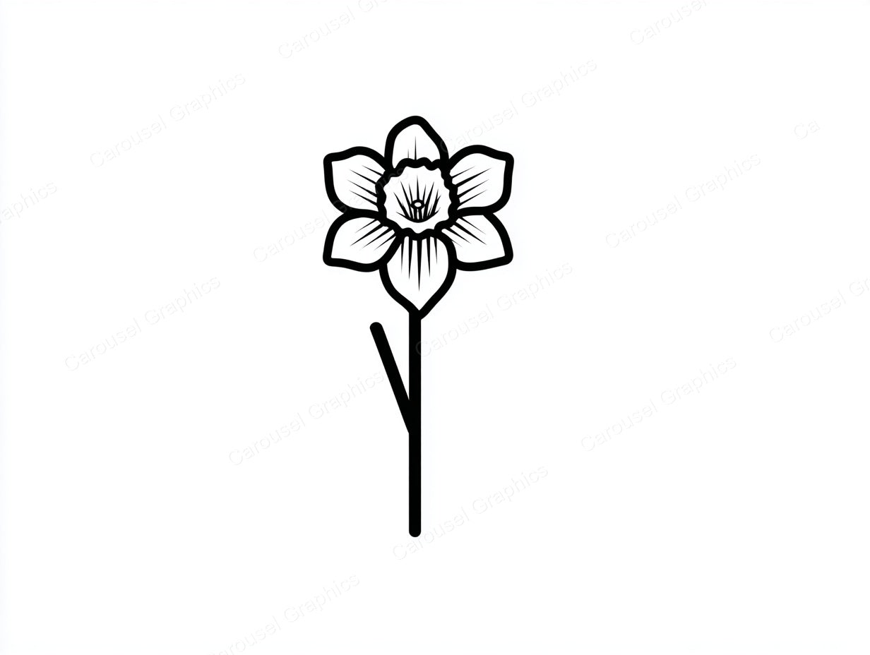 Daffodil Vector Graphic preview