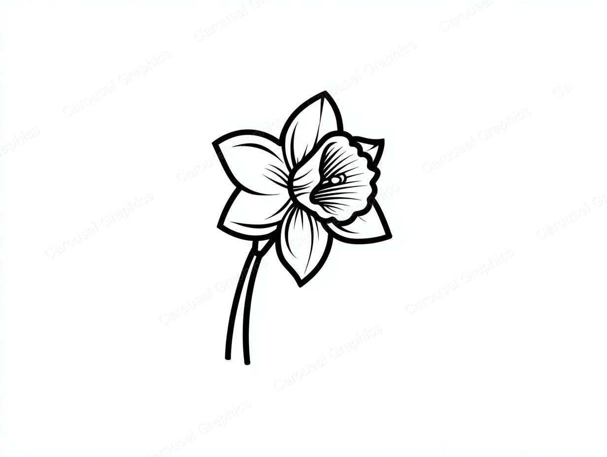 Daffodil Vector Graphic preview