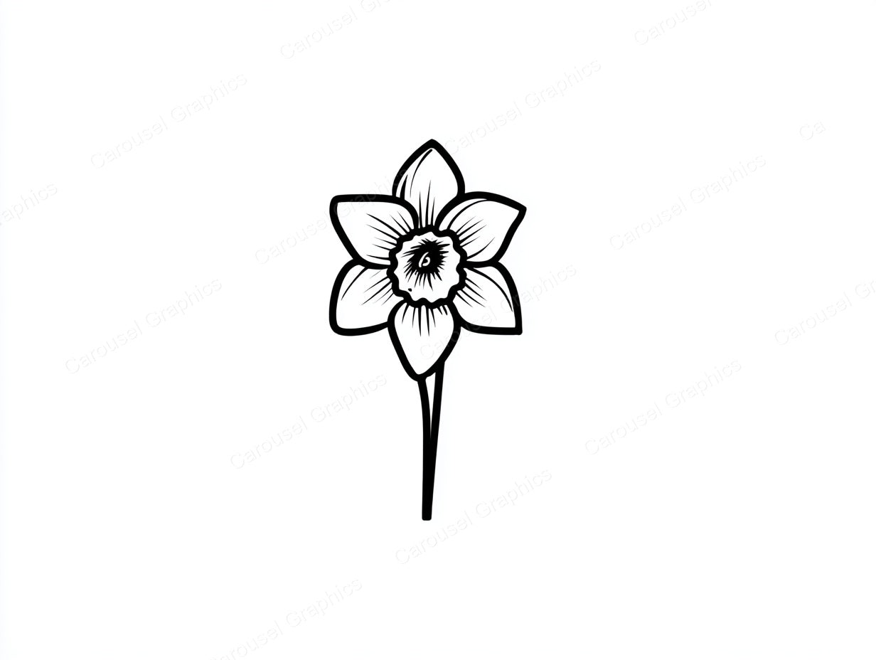 Daffodil Vector Graphic preview