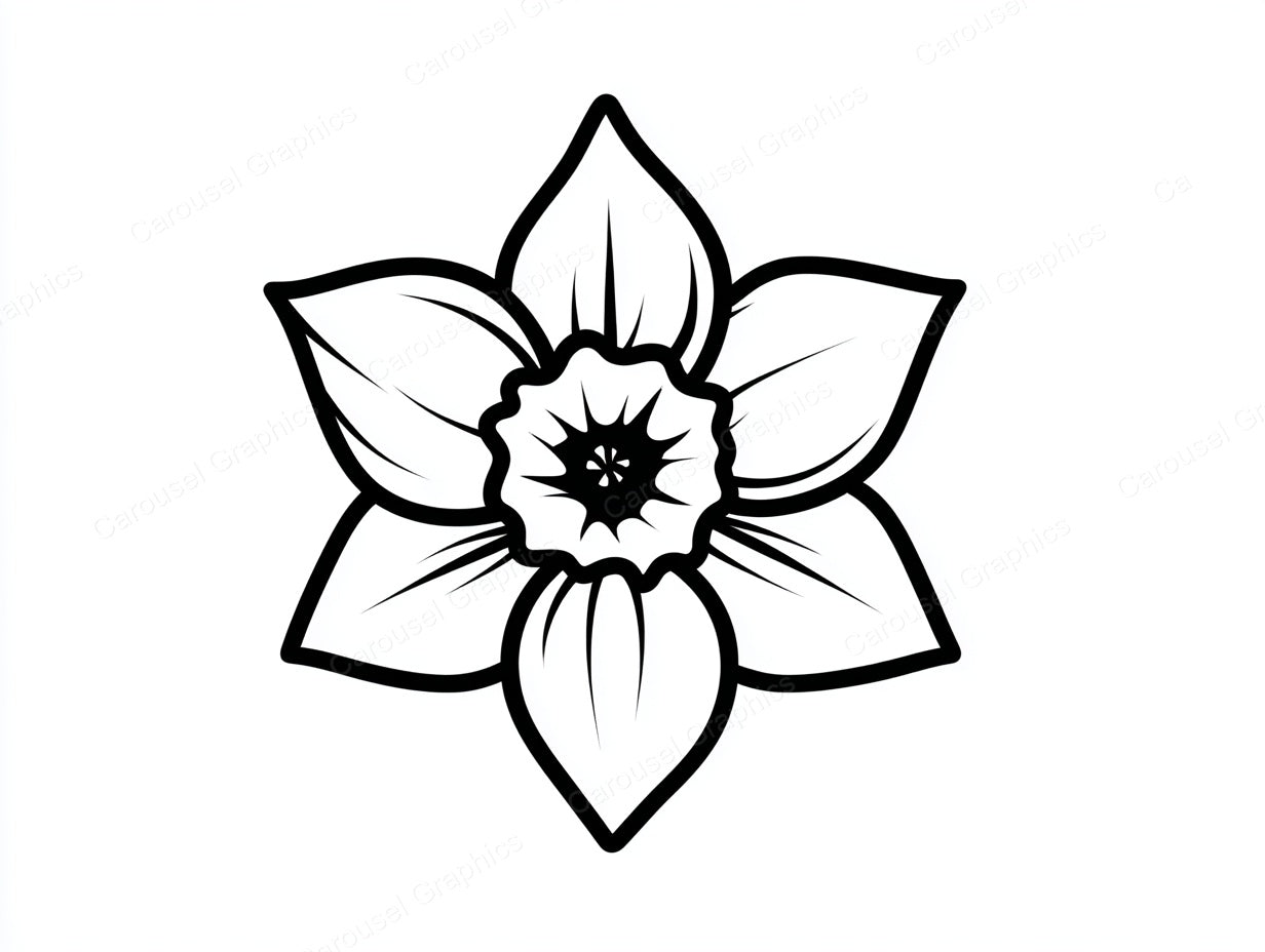 Daffodil Vector Graphic preview