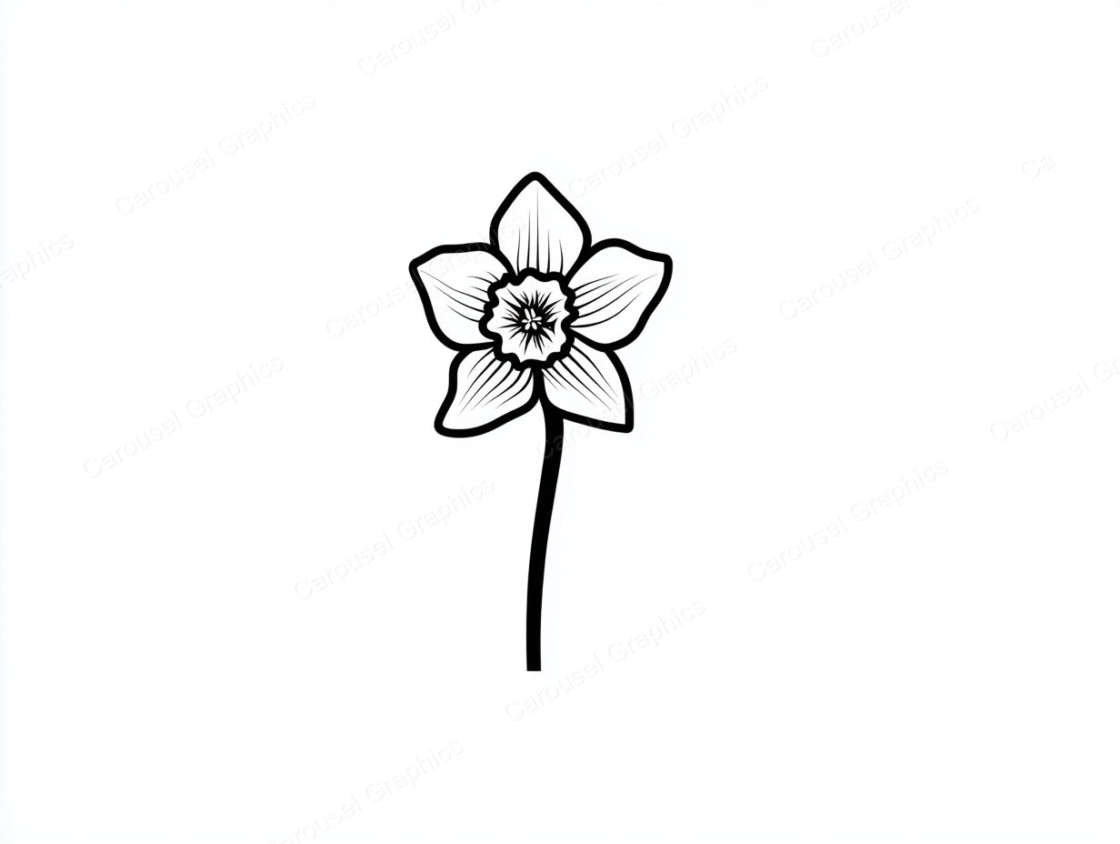 Daffodil Vector Graphic preview