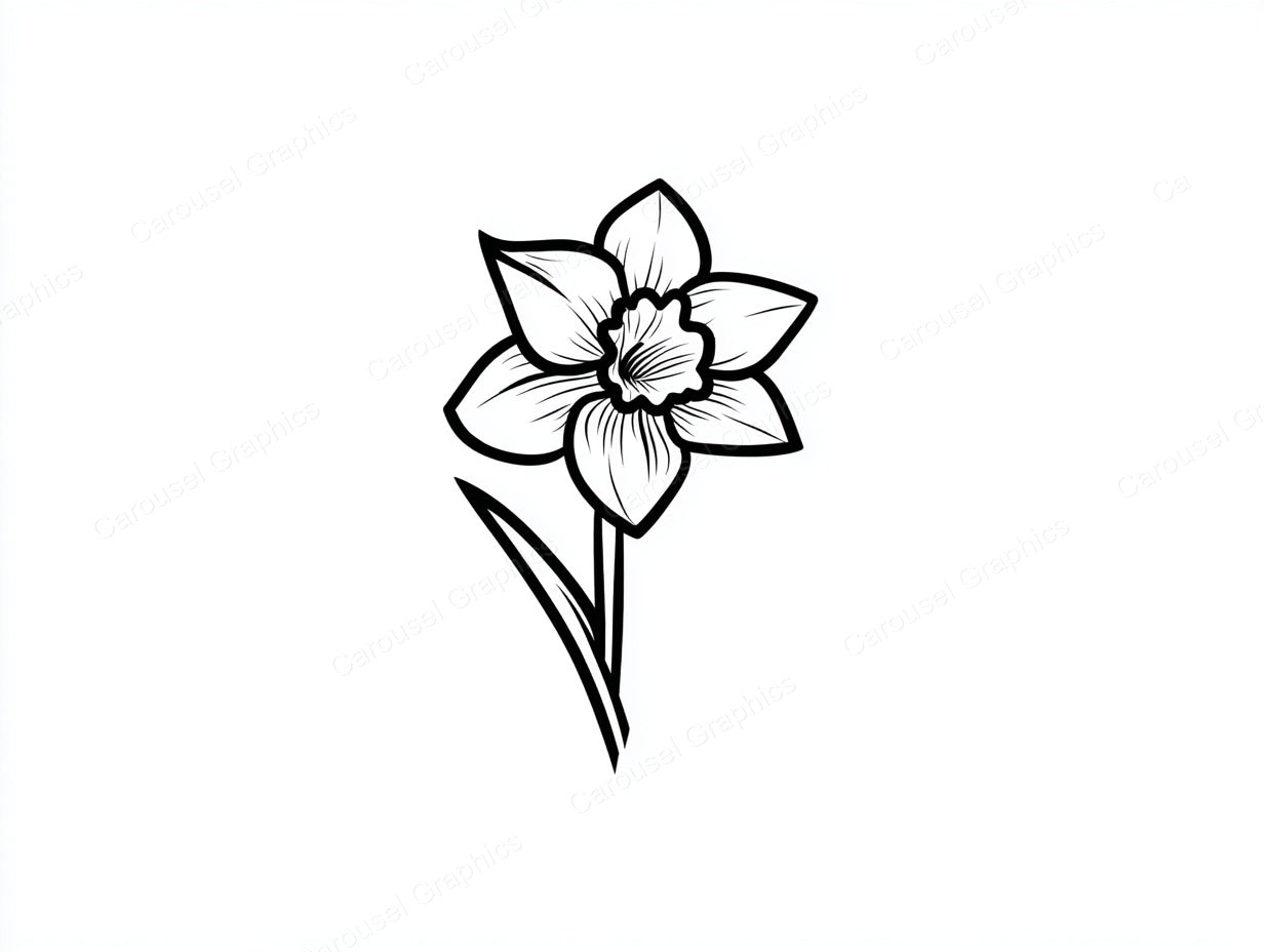 Daffodil Vector Graphic preview
