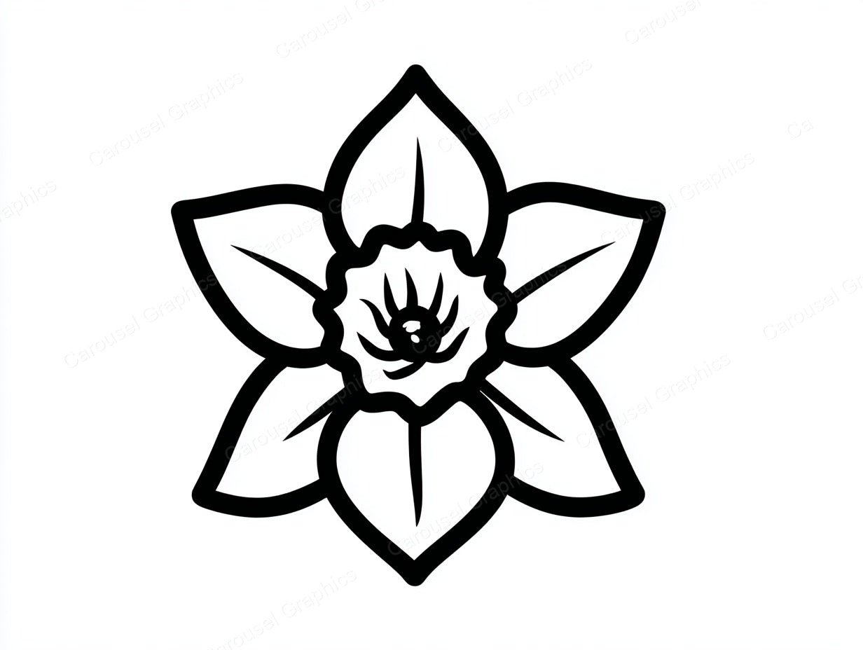 Daffodil Vector Graphic preview