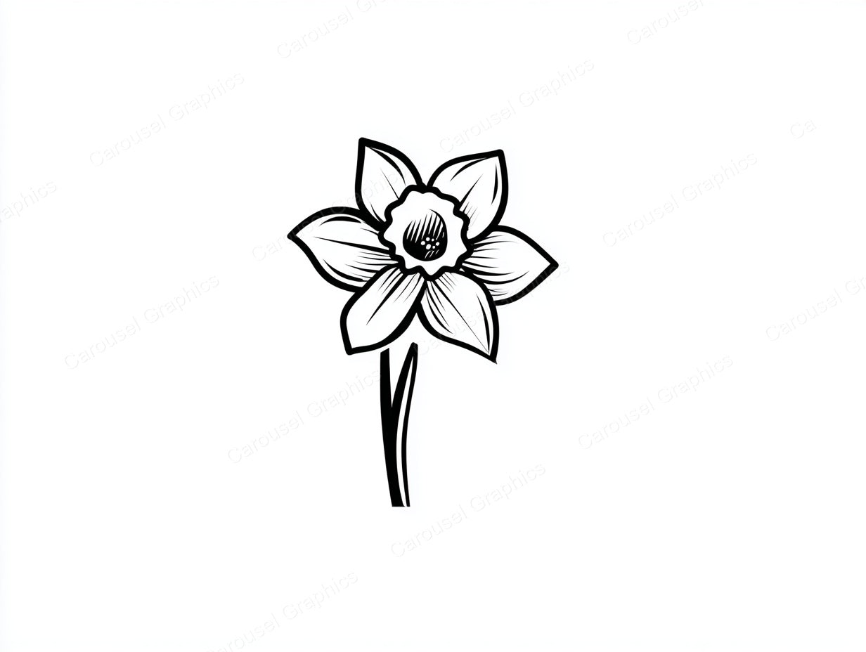 Daffodil Vector Graphic preview