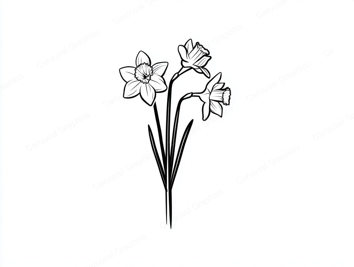 Daffodil Vector Graphic preview