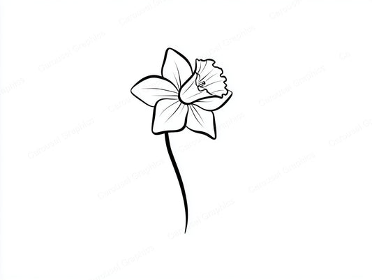 Daffodil Vector Graphic preview