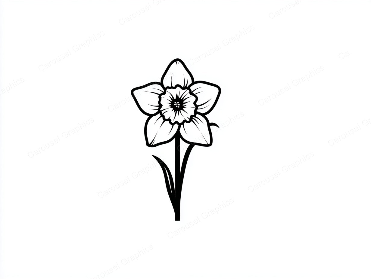 Daffodil Vector Graphic preview