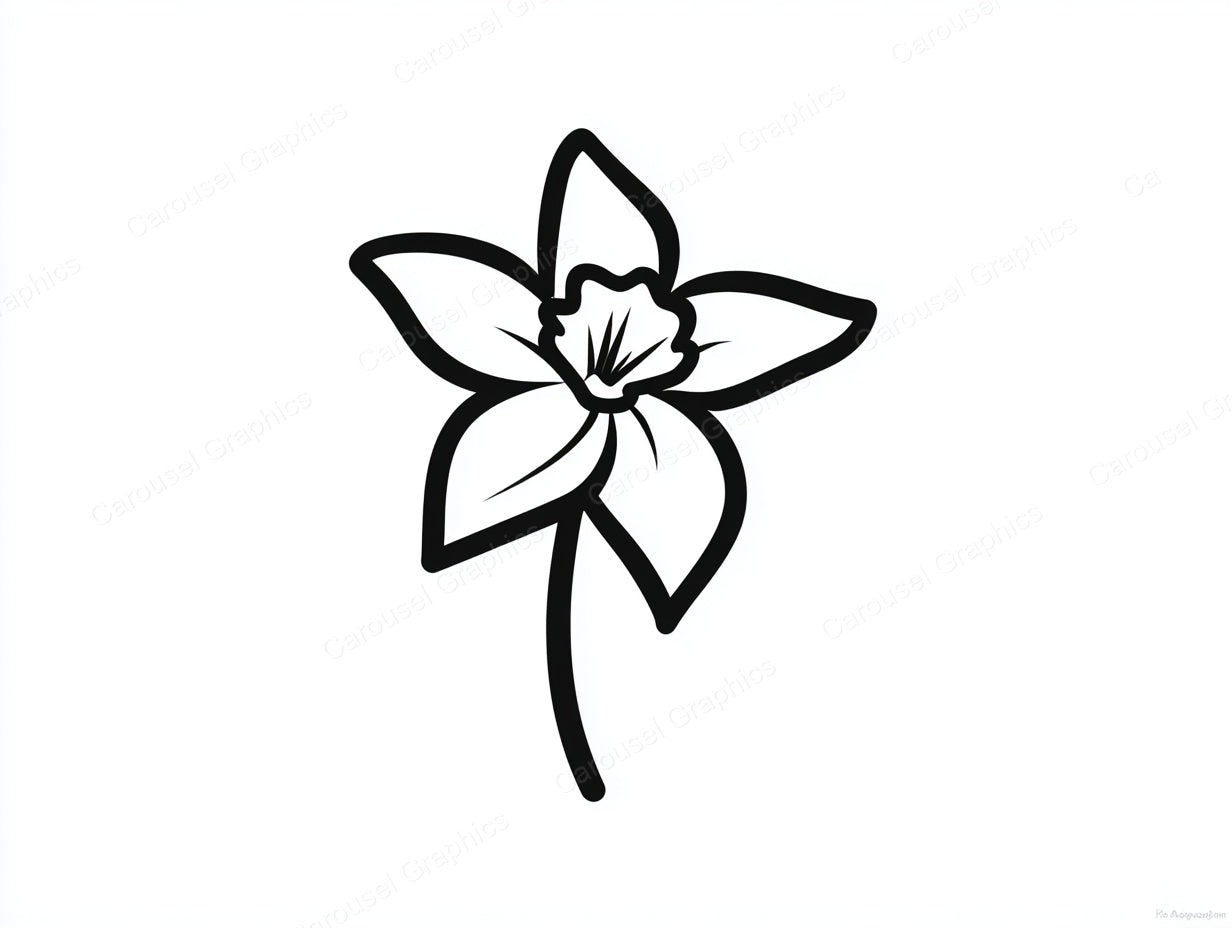 Daffodil Vector Graphic preview