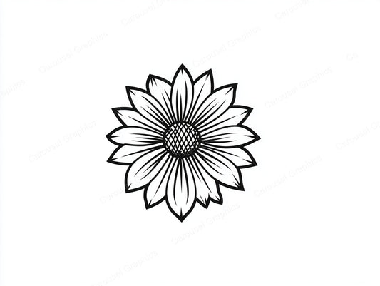 Sunflower Vector Graphic preview